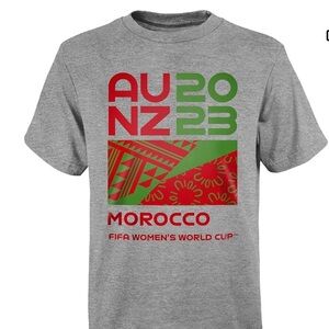 Outerstuff FIFA 2023 Women's World Cup Graphic Tee MOROCCO World Cup Soccer XS